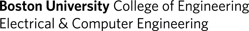 Boston University Department of Electrical and Computer Engineering logo
